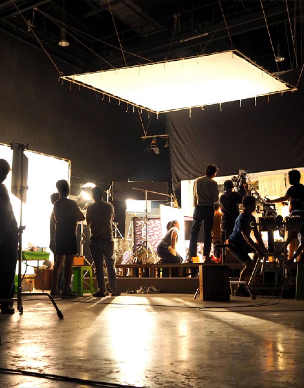 Set of a film production