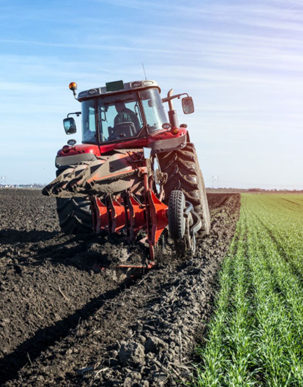 Tractor on a field