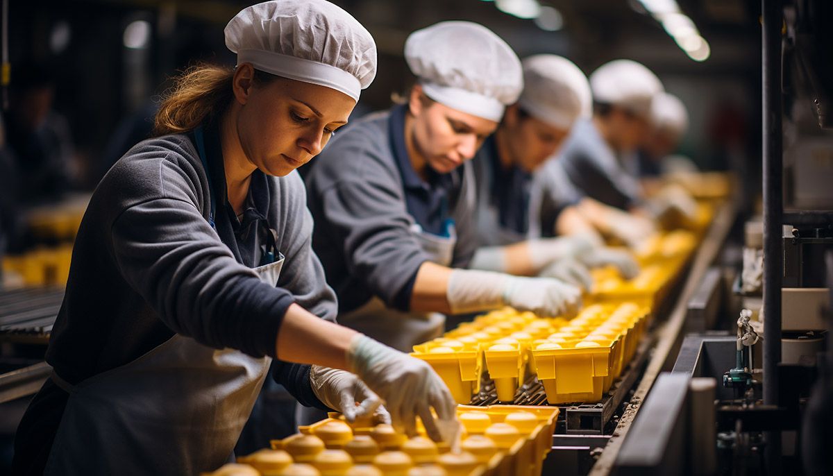 Young Adults Working Small Business Manufacturing Food